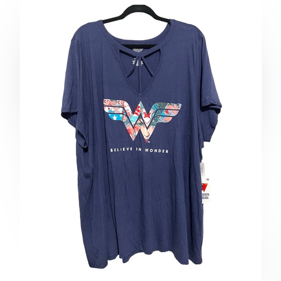 Torrid Strappy Top - Triblend Jersey DC Comics Wonder Woman NWT - Picture 5 of 9